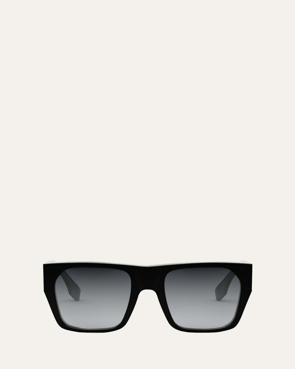 Baguette Acetate Round Sunglasses
